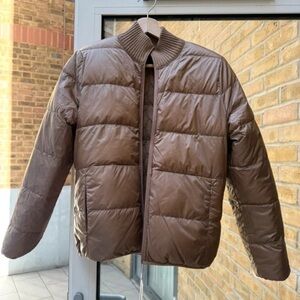 Stylish Brown Quilted Utility Jacket